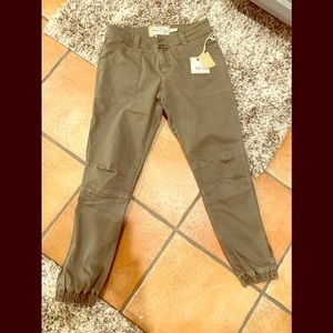 Army green utility pants